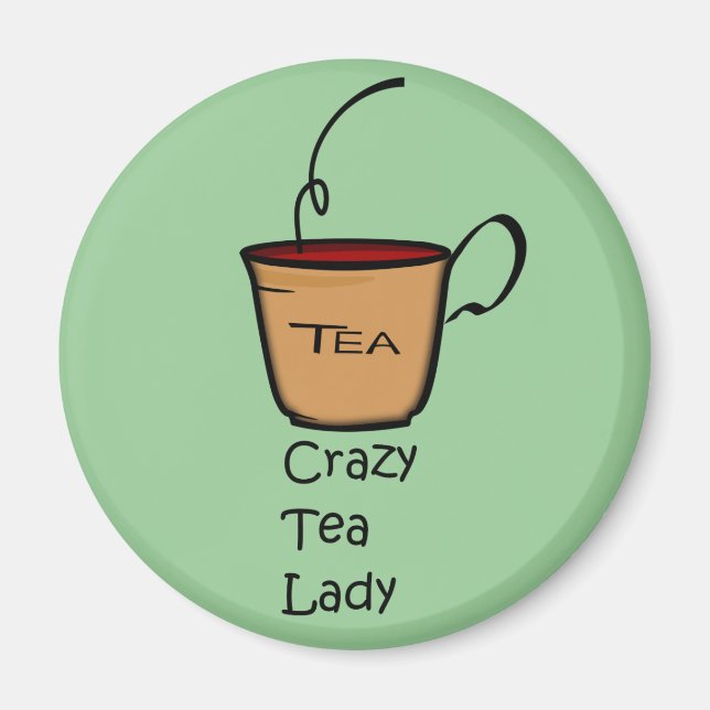 Crazy Tea Dam Magnet (Framsidan)