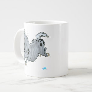 Crazy Tecknad Horse Jumbo Mugg