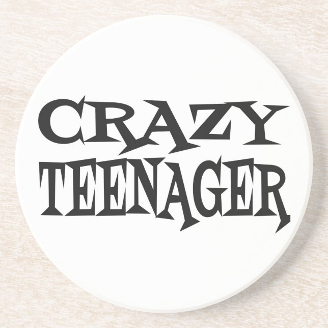 Crazy Teenager Underlägg Sandsten (Framsidan)