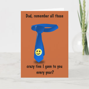 Crazy Ties Fars dag Card Kort