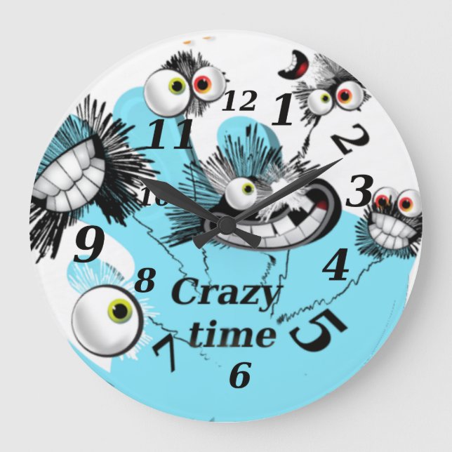 Crazy Time Stor Klocka (Framsida)