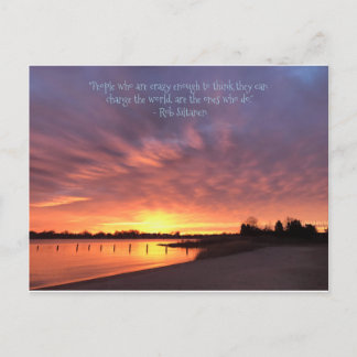 Crazy to change World Helg Vykort