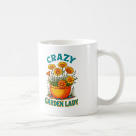 Crazy-trädgård dam kaffemugg