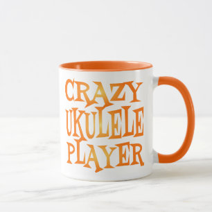 Crazy Ukulele Player Mugg