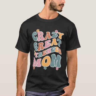 Crazy Underbar Pyrenées Mamma-design för Hundälska T Shirt