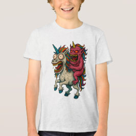 Crazy Unicorn och Brain Monster T Shirt