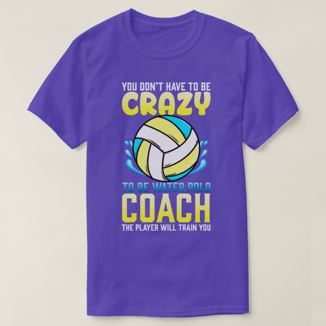 Crazy Vatten Polo Coach T Shirt (Design framsida)