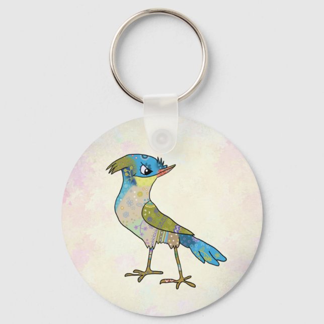 Crazy Vogel Nyckelring (Framsida)