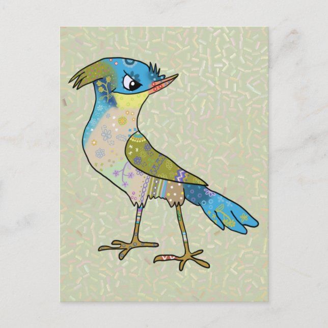 Crazy Vogel Vykort (Framsida)