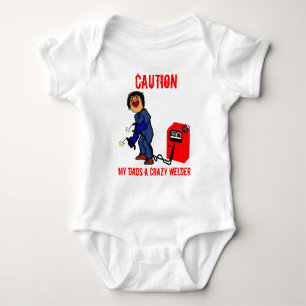 Crazy Welder Pappa Tecknad T-shirt