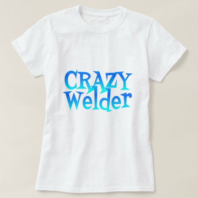 Crazy Welder T-shirt (Design framsida)
