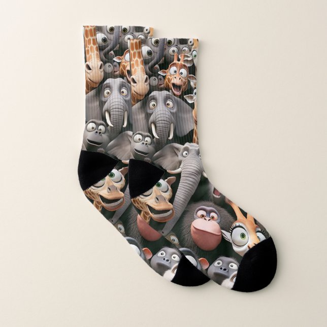 Crazy Wildlife Group Strumpor (Par)