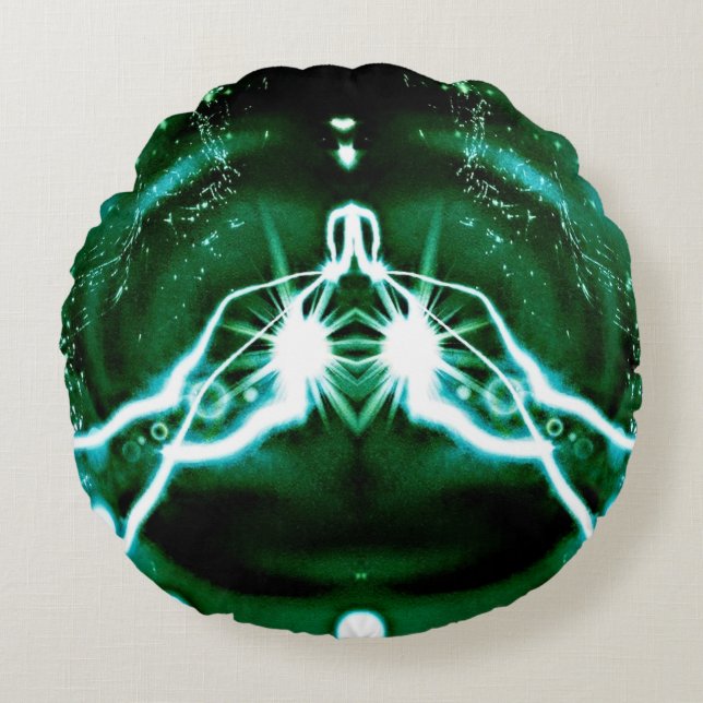 CRAZY WISDOM GURU-MEDDELANDE RUND KUDDE (Framsidan)