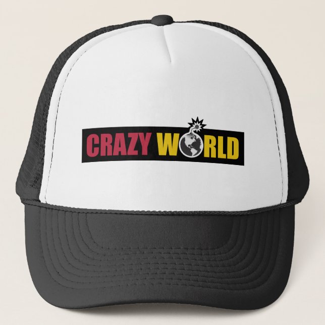 Crazy World Logotyp Truckerkeps (Framsida)