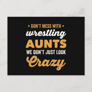 Crazy Wrestling Moster.. Vi ser inte bara Crazy Vykort