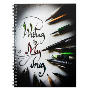 Crazy writer-manifest anteckningsbok