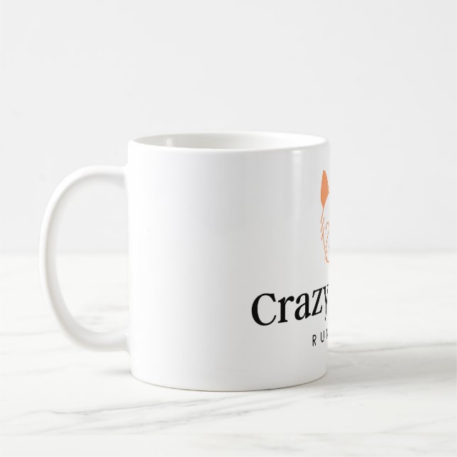 Crazy Yorkie ceramie-kaffe och hett mugg (Vänster)