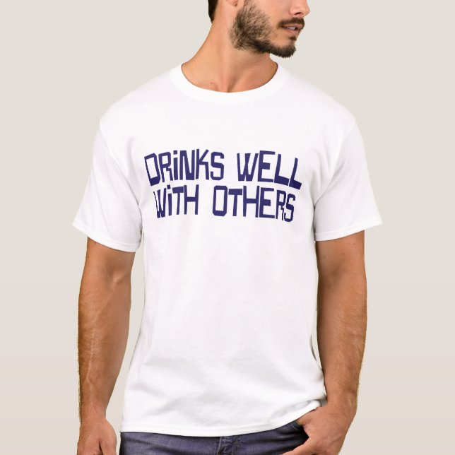 CRAZYFISH-drinkar väller fram Tee Shirt (Framsida)