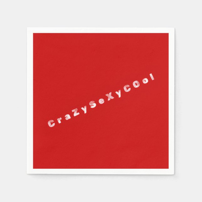 CrazySexyCool Pappersservietter Pappersservett (Framsidan)