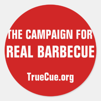 CRBBQ-klistermärken Runt Klistermärke