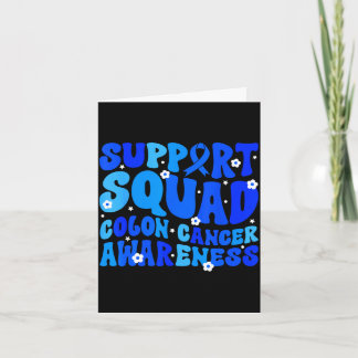 Crc colon cancer awareness support squad blue kort