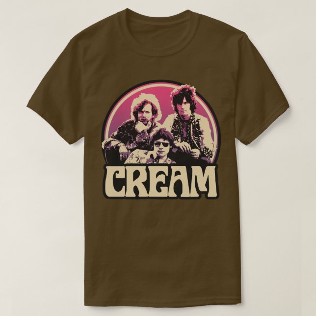 Cream Band T Shirt (Design framsida)