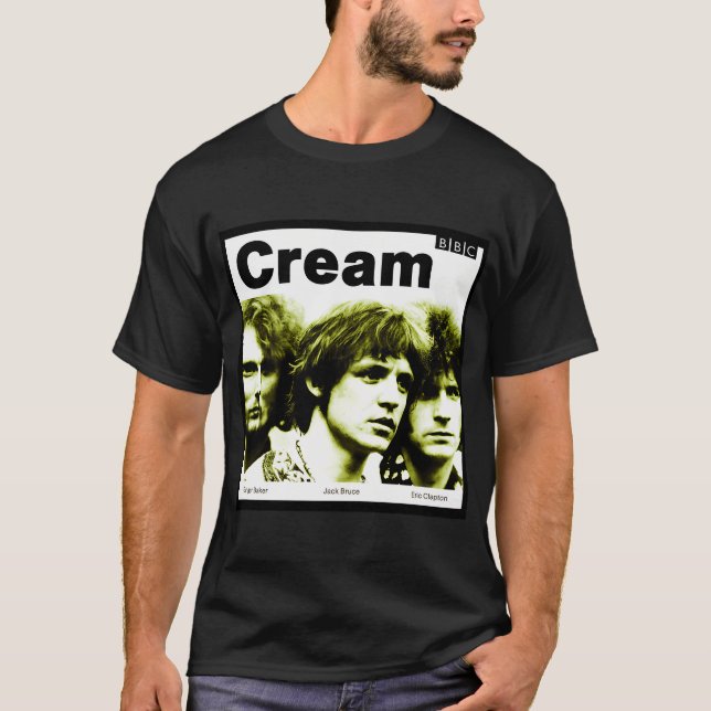 Cream Band T Shirt (Framsida)