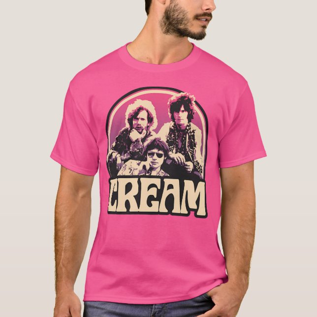 Cream Band T Shirt (Framsida)