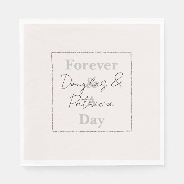 Cream Beige Stone Pappersservett (Framsidan)