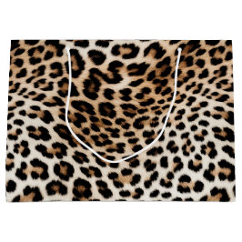 Cream Black Leopard Skriv ut