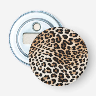 Cream Black Leopard Skriv ut Flasköppnare