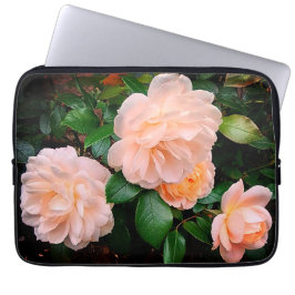 Cream-blommor Laptop Fodral