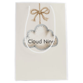 Cream Blue Cloud Nine Baby Shower