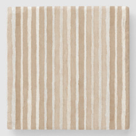 Cream & Brown Hearts Valentine's Day Stenunderlägg