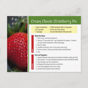 Cream Cheese Strawberry Paj Recipe Vykort