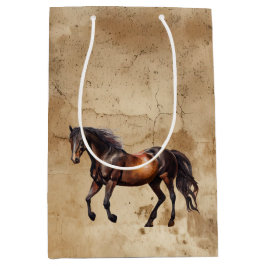 Cream Cowboy Cowhide Horse