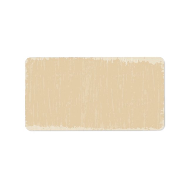 Cream Distress Adressetikett (Framsidan)