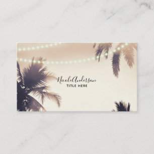 Cream Dream Handflatan Träd & Ljus Beachy Glam & Visitkort