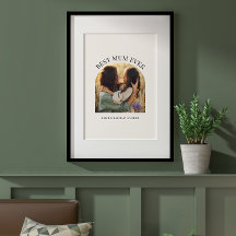 Cream elegant Arch-fototypografi bäst morsa