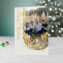 Cream Elegant - minimalistisk julbåge är inklämd