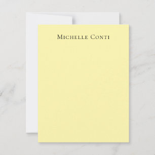 Cream Färg - minimalistiskt enkelt Elegant Modern OSA Kort