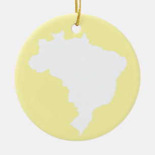 Cream Festive Brazat Emporio Moffa Julgransprydnad Keramik