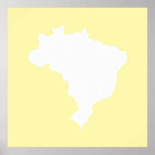 Cream Festive Brazat Emporiomoffa Poster
