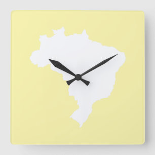 Cream Festive Brazil vid Emporio Moffa Fyrkantig Klocka