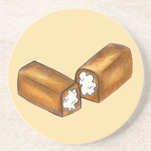 Cream-Fillack-Cake-skräppost Food Junkie Sweets Underlägg