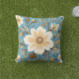 Cream Flower Kudde