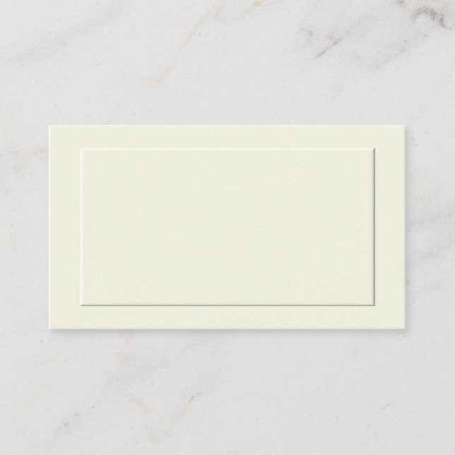 Cream Forme Place Card Placeringskort (Framsida)