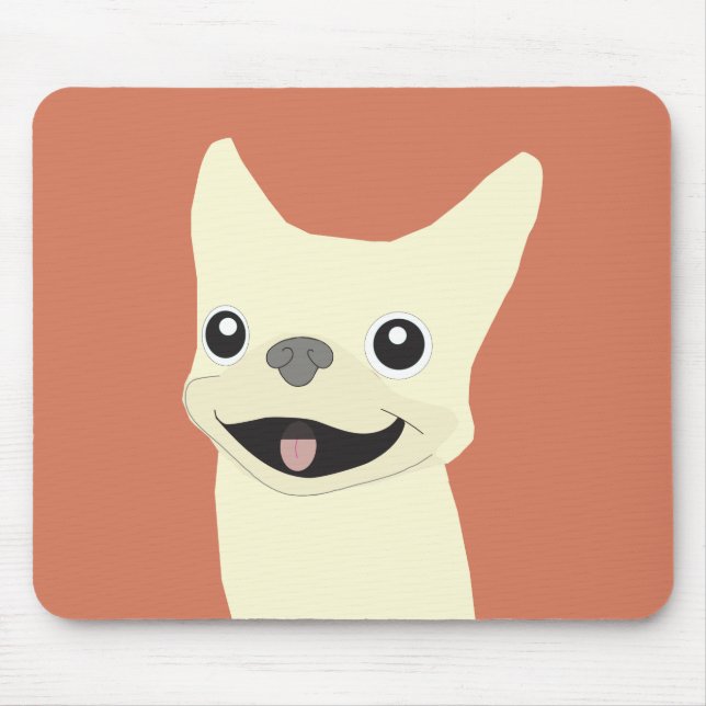 Cream French Bulldog, Terracotta Musmatta (Framsidan)