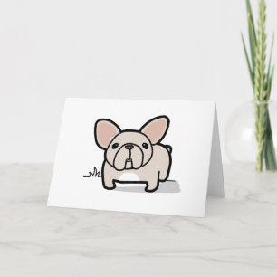 Cream Frenchie Kort
