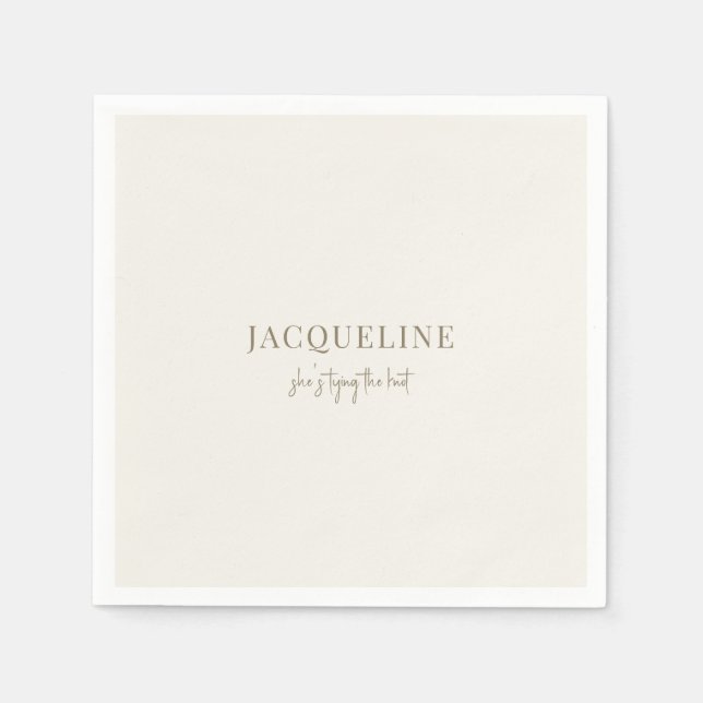 Cream Gifter sig Cocktail Pappersservett (Framsidan)